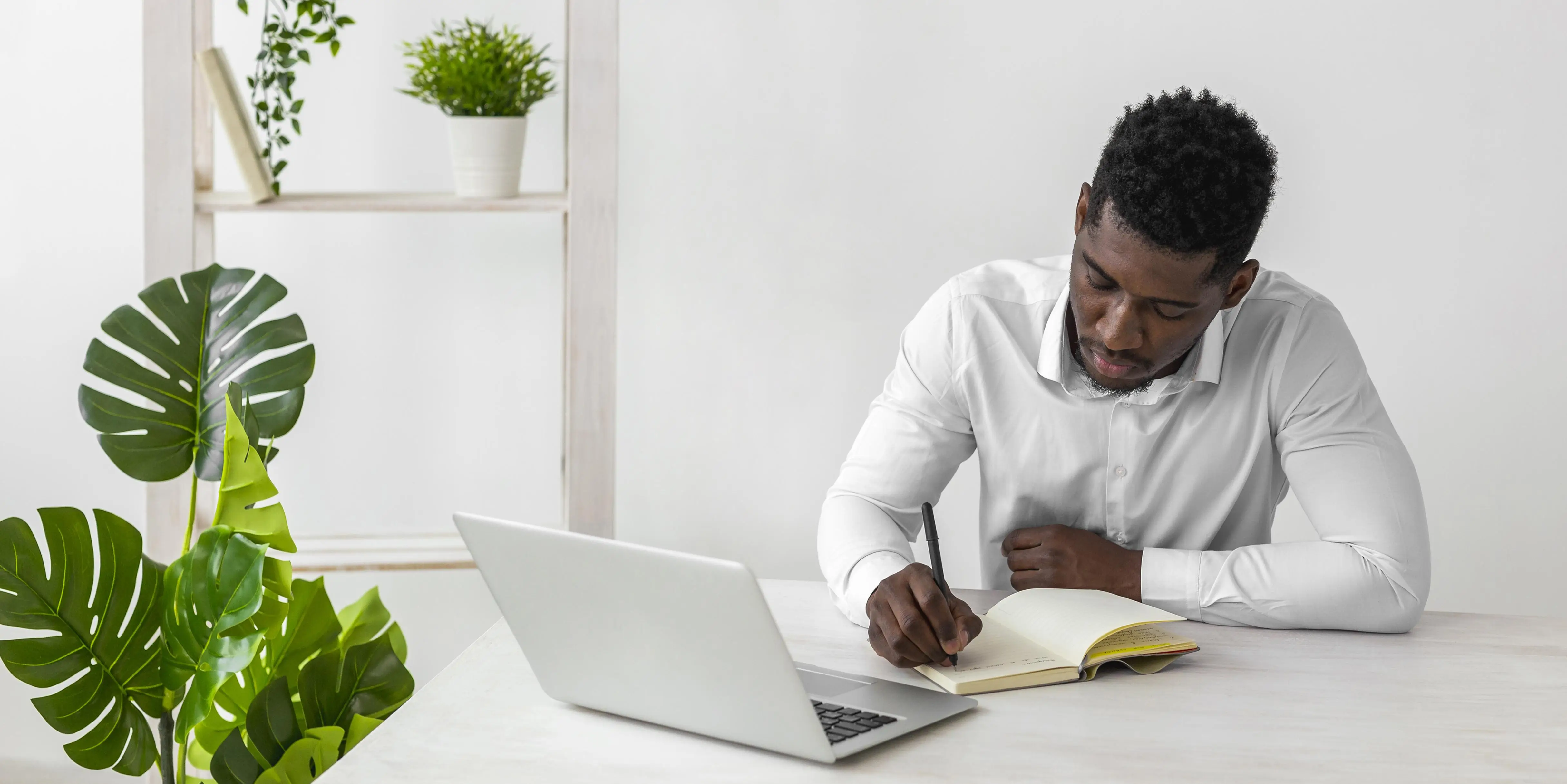 african american man front view