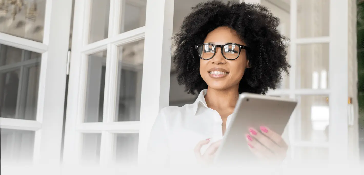 Students engaging with online learning at CBU eCampus, showcasing digital tools and flexibility.